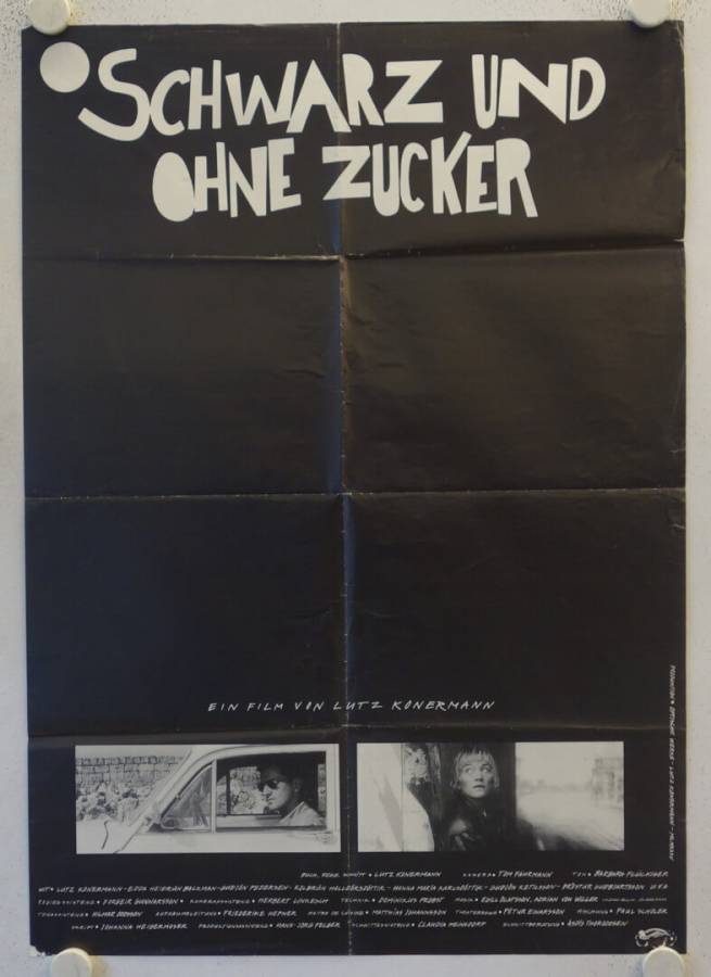 Black and without Sugar original release german movie poster